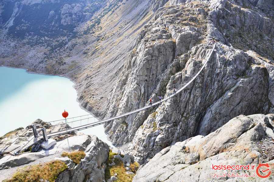 بلندترین پل معلق کوههای آلپ