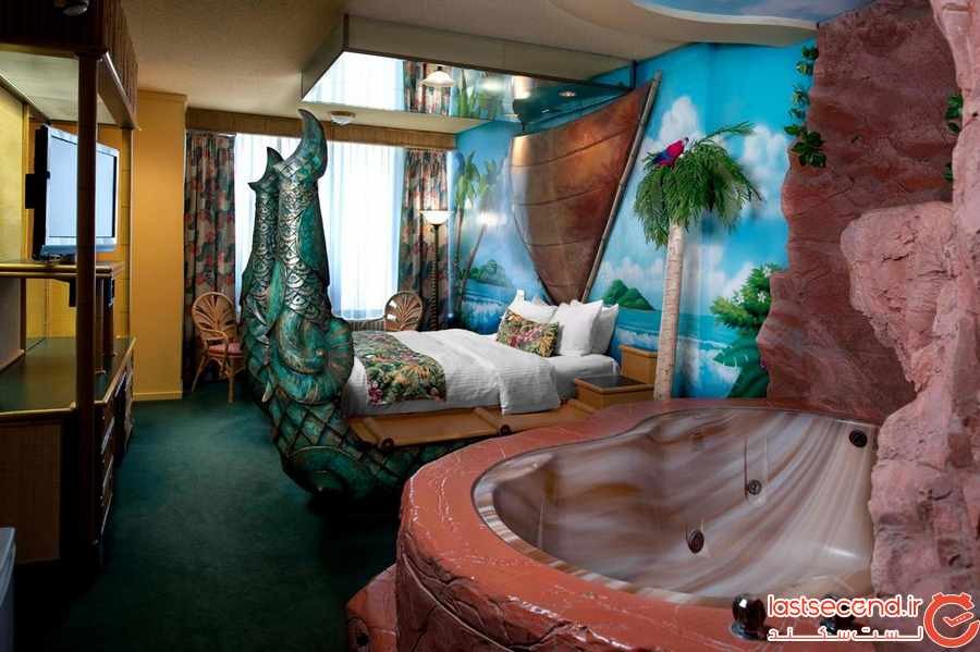 فانتزی لند ، هتلی با عجیب ترین اتاق ها در کانادا
