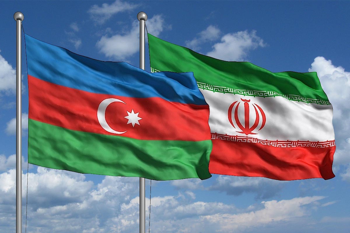 تصویر پرچم ایران و باکو